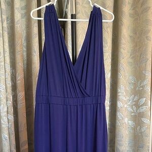 Amazon Royal Blue Sleeveless Jumpsuit